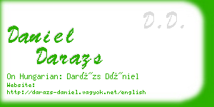 daniel darazs business card